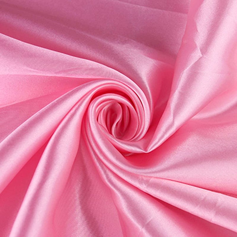 SINSSOWL 50 Pink Chair Sashes Satin Chair Bows for Wedding Birthday Party Fiesta Decor - 7x108 Inches Chairs Ribbons Ties Fitted Banquet Folding Chairs Decorations - Image 2